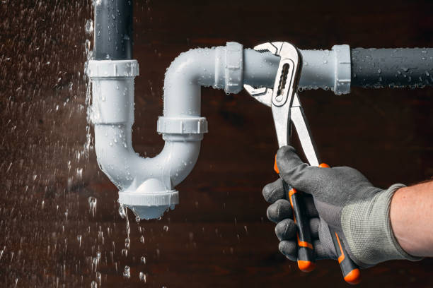Professional Water Line Repair technician working in Junction, TX